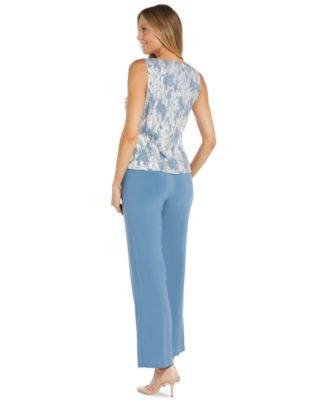 Petite Metallic Swing Jacket, Tank and Pants 3-Pc. Set