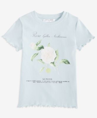 Grayson Threads Kids, The Label - Girls 4-8 Floral Short-Sleeve T-Shirt