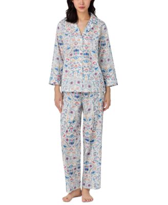 Lauren Ralph Lauren - Women's 3/4-Sleeve Ankle Pajama Set