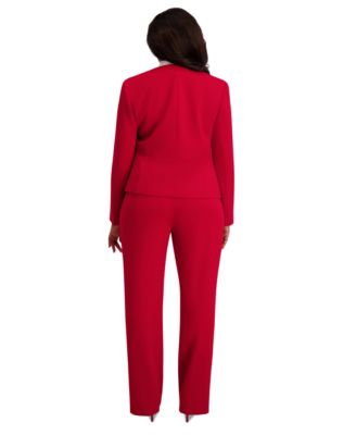 Framed Collarless Jacket, Regular & Plus 