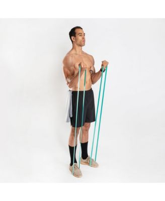 100% Latex-Free Natural Rubber Power Resistance Bands - 35lbs (Pair of 2)
