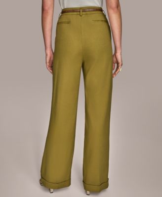 Women's Linen-Blend Wide-Leg Pants, Regular & Petite