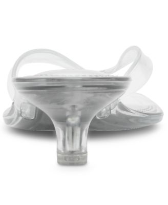 Women's Tracie-J Kitten-Heel Jelly Thong Sandals