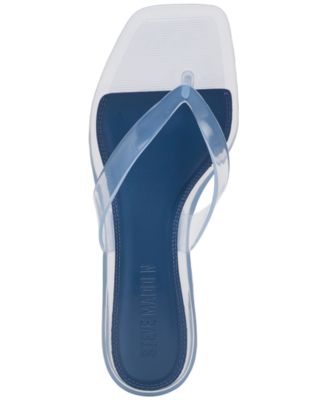 Steve Madden Women's Tracie-J Kitten-Heel Jelly Thong