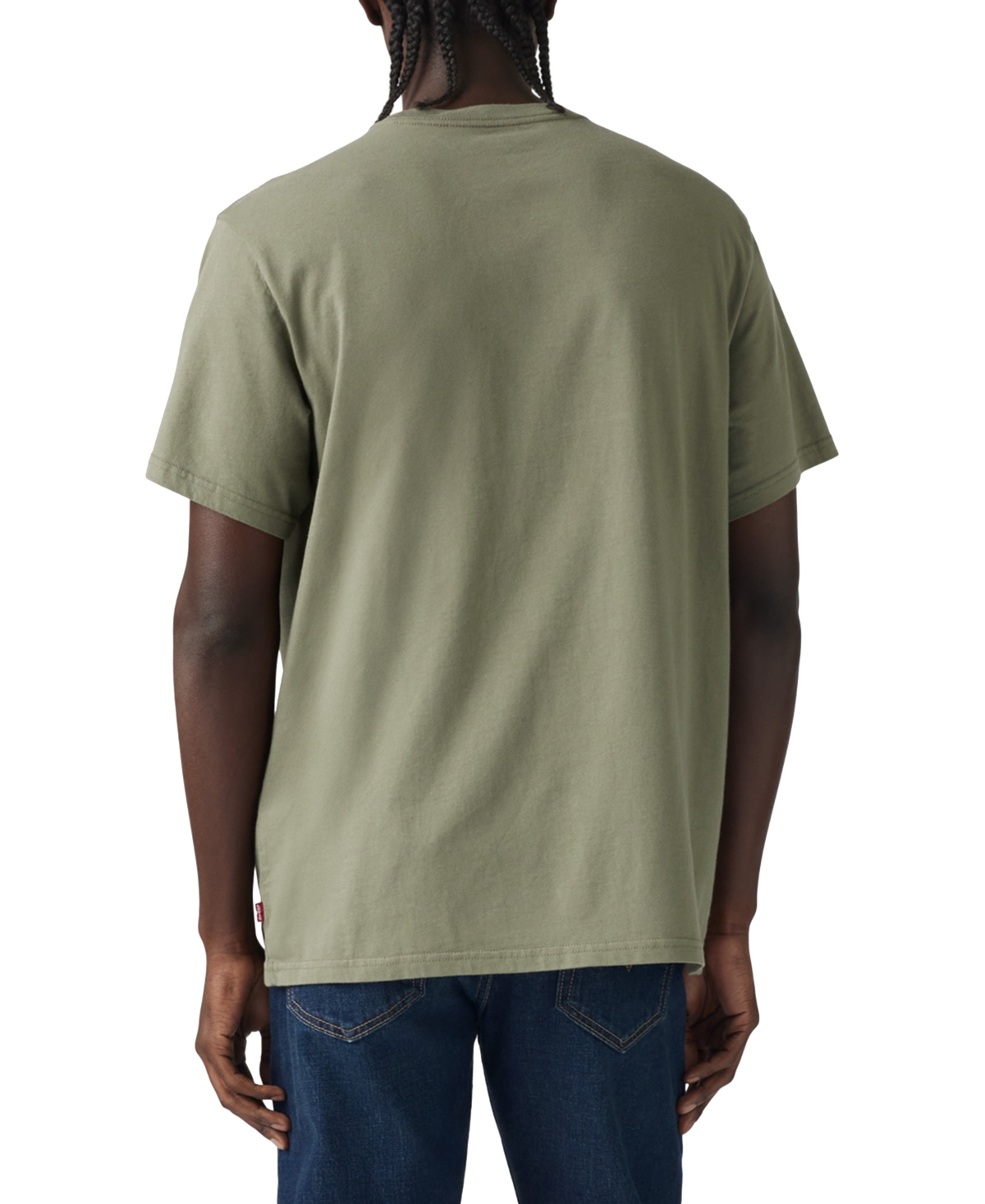 Levi's Relaxed Fit Short Sleeve Graphic Tee In Green