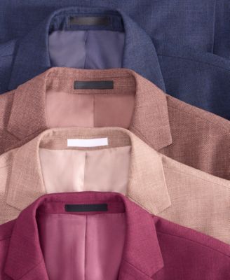 Men's Slim-Fit Techni-Cole Solid Weave Sport Coat