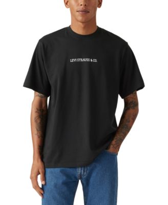 Levi's - Men's Relaxed Fit Short Sleeve Crewneck Logo Graphic T-Shirt