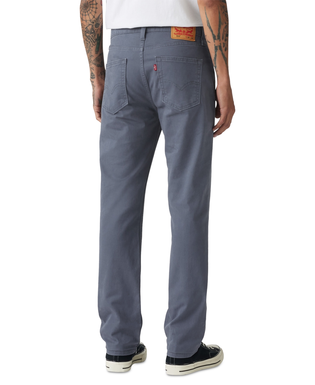 Levi's Men's 514 Straight-fit Soft Twill Jeans In Gray