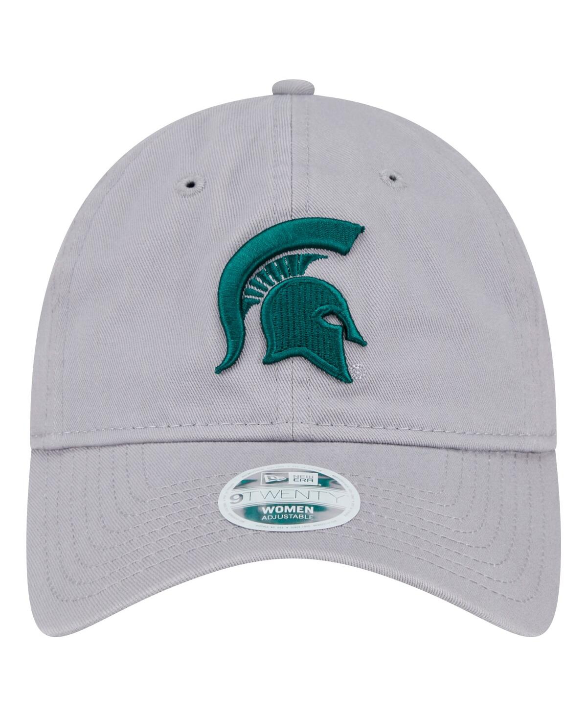 New Era Women's Gray Michigan State Spartans Logo 9twenty Adjustable Hat