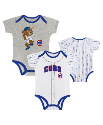 Outerstuff - Baby Boys and Girls Chicago Cubs Play Ball Bodysuit, Set of 2