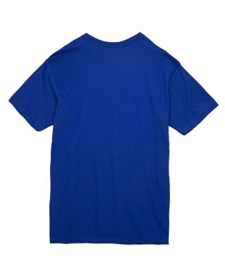 Men's Royal Los Angeles Dodgers Arched Logo Slub T-Shirt
