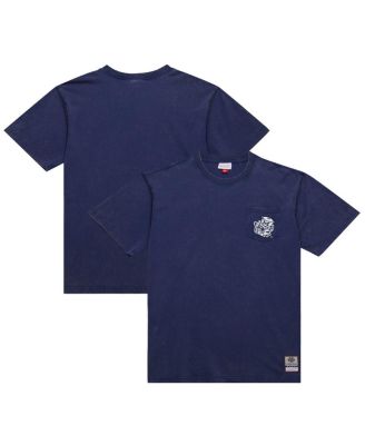 Mitchell & Ness - Men's Navy Michigan Wolverines Big Tall Fade Away Premium T-Shirt