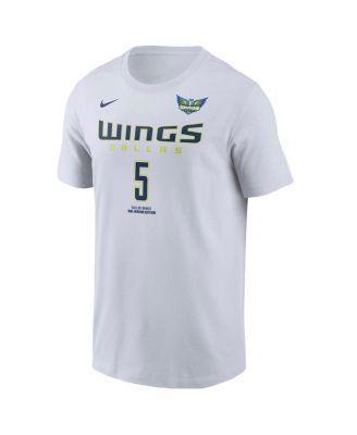 Men's Paige Bueckers White Dallas Wings 2025 WNBA Draft Heroine Edition Name Number T-Shirt
