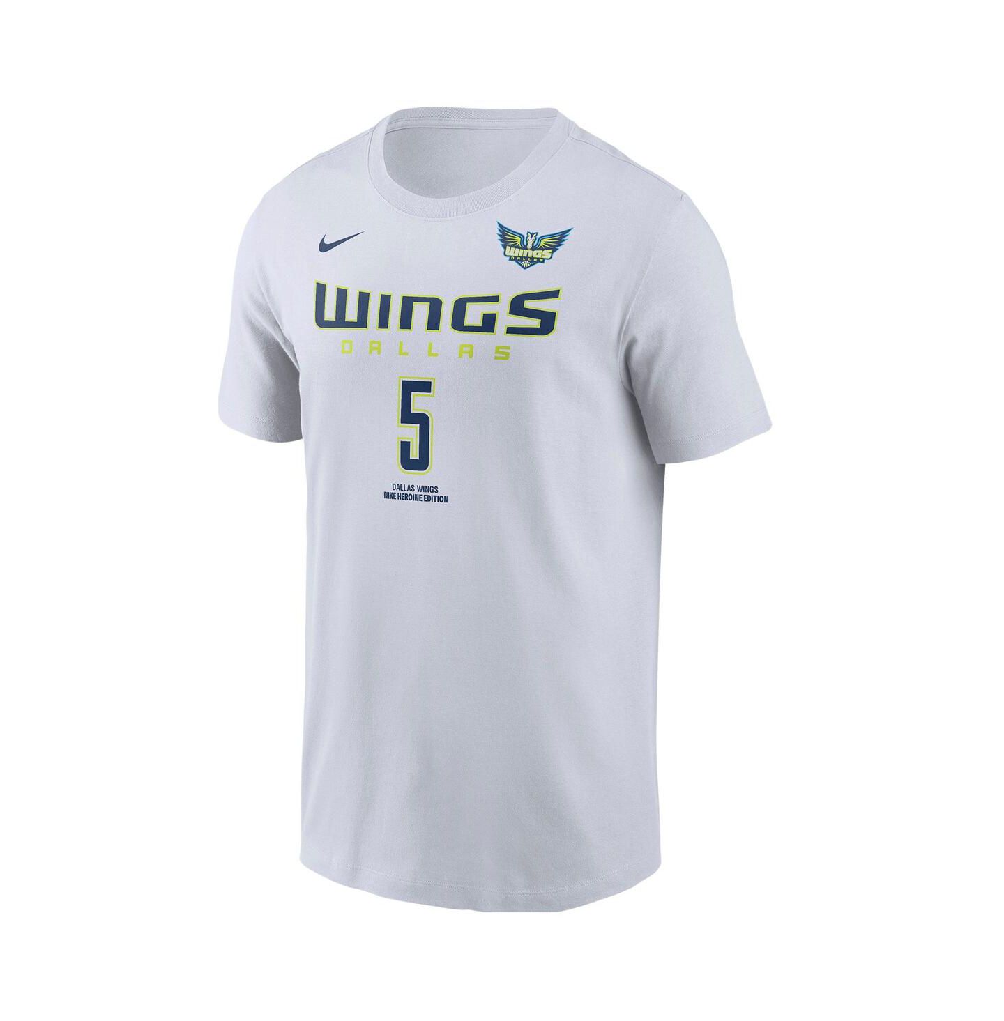 Мужская футболка Nike Paige Bueckers White Dallas Wings 2025 WNBA Draft Heroine Edition Name & Number — фото 2