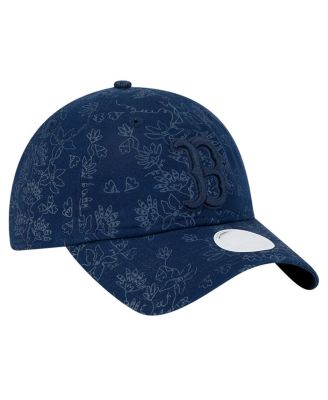 Women's Navy Boston Red Sox Tonal Floral 9TWENTY Adjustable Hat