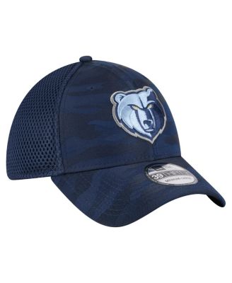 Men's Navy Memphis Grizzlies Subtle Camo 39THIRTY Flex Hat