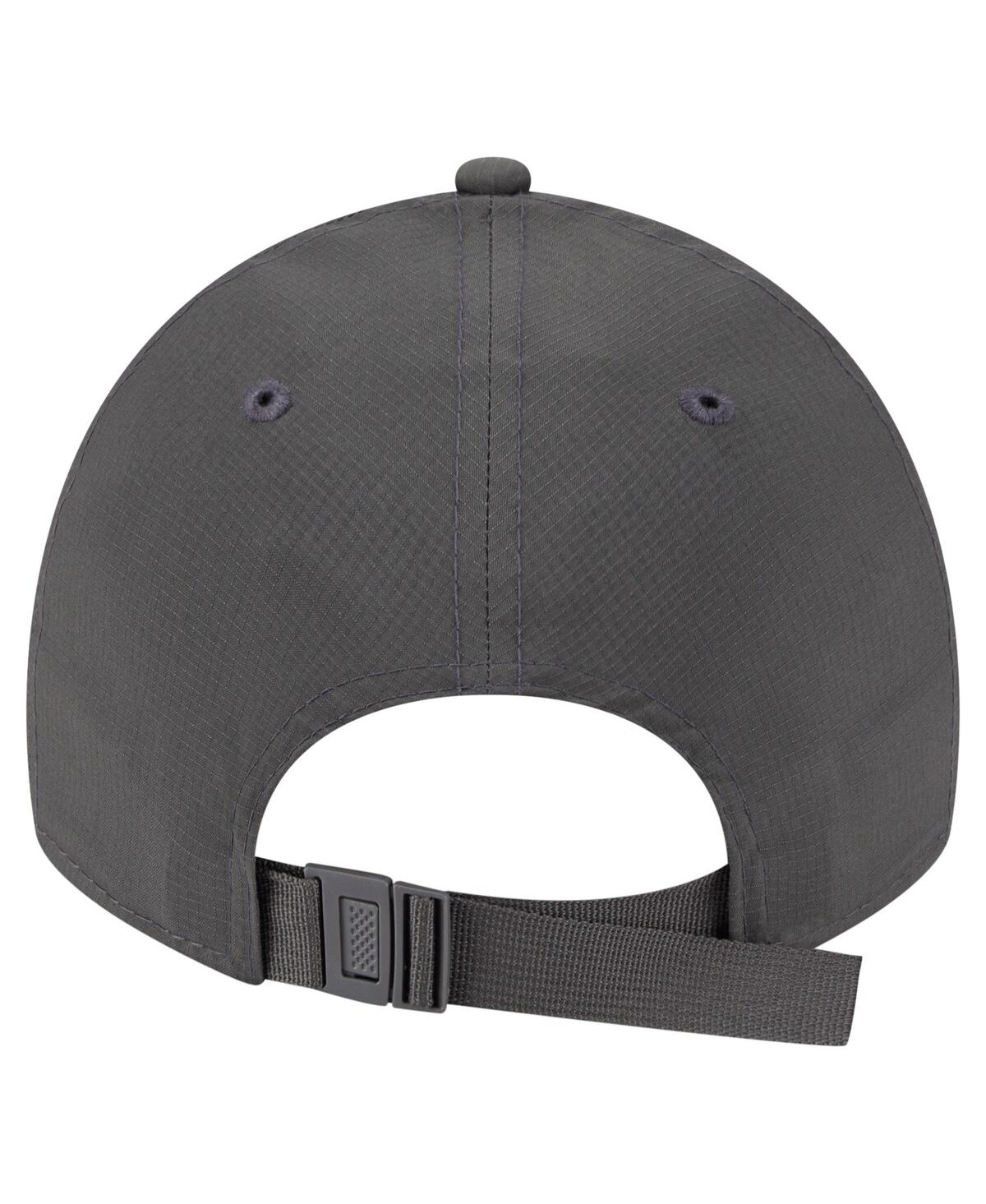 NEW ERA MEN'S CHARCOAL BOSTON CELTICS ACTIVE RIPSTOP 9TWENTY ADJUSTABLE HAT 