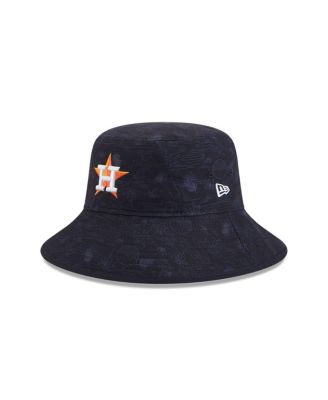 New Era - Big Boys and Girls Navy Houston Astros 2025 Spring Training All Over Print Bucket Hat