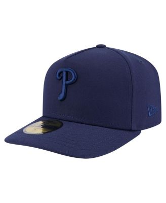 New Era - Men's Navy Philadelphia Phillies Color Pack A-Frame 59FIFTY Fitted Hat