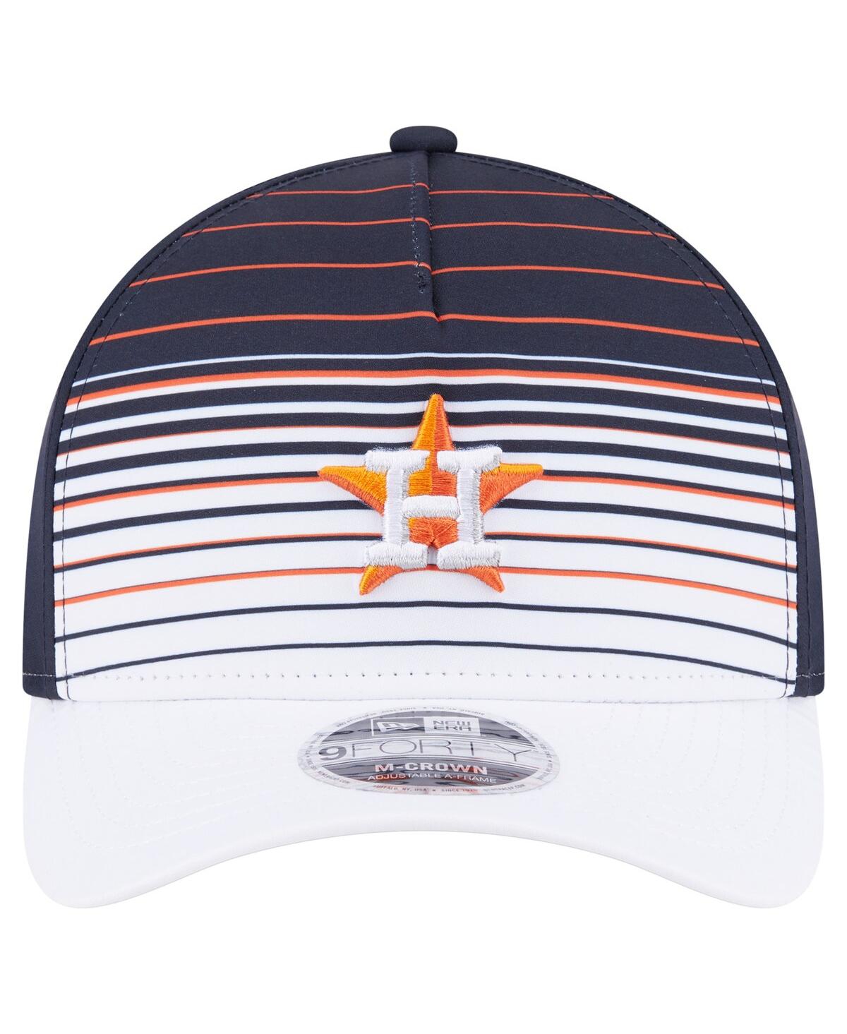 NEW ERA MEN'S NAVY HOUSTON ASTROS GRADIENT 9FORTY M-CROWN ADJUSTABLE HAT 
