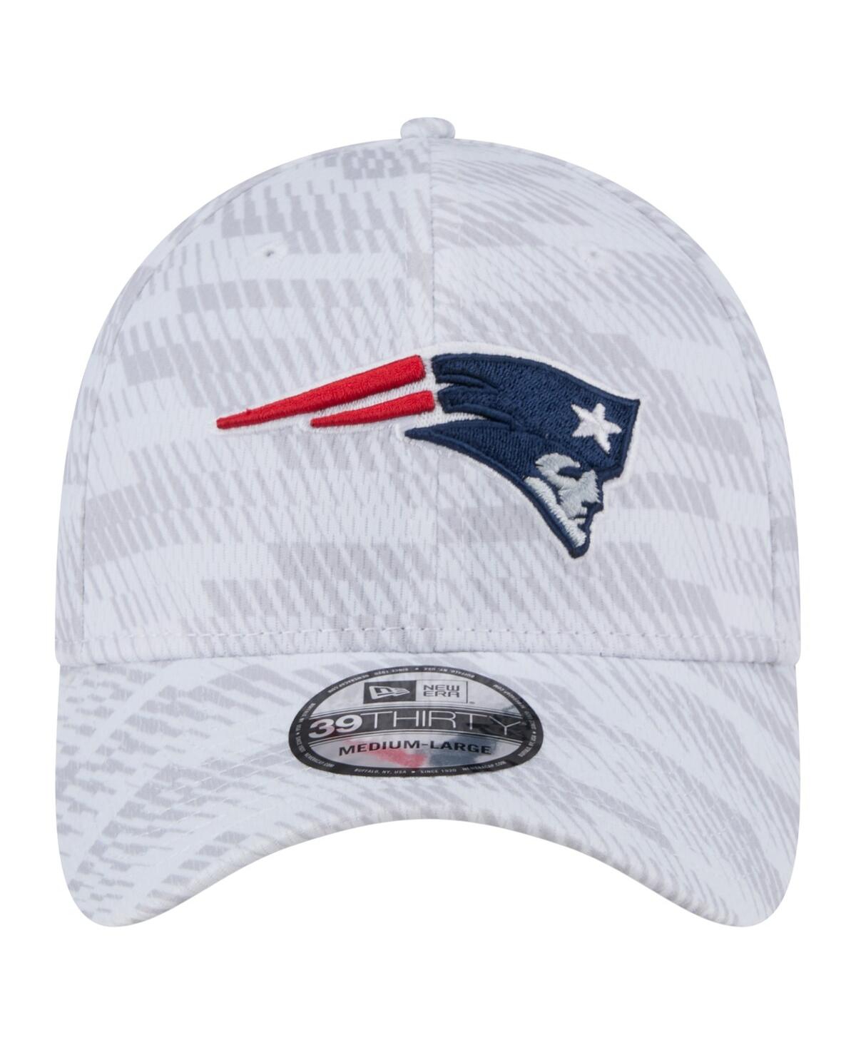 NEW ERA MEN'S WHITE NEW ENGLAND PATRIOTS GAMEDAY GRADED 39THIRTY FLEX HAT 
