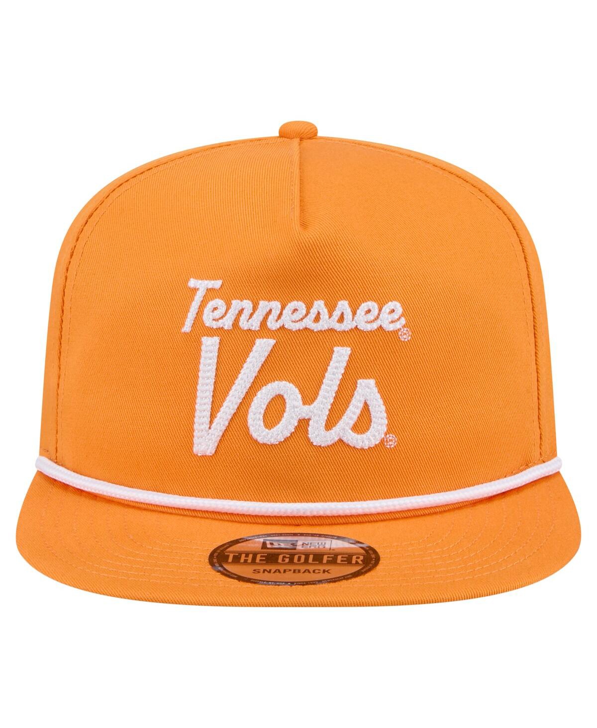 NEW ERA MEN'S TENNESSEE ORANGE TENNESSEE VOLUNTEERS ADVENTURE TEAM TEXT GOLFER SNAPBACK HAT 