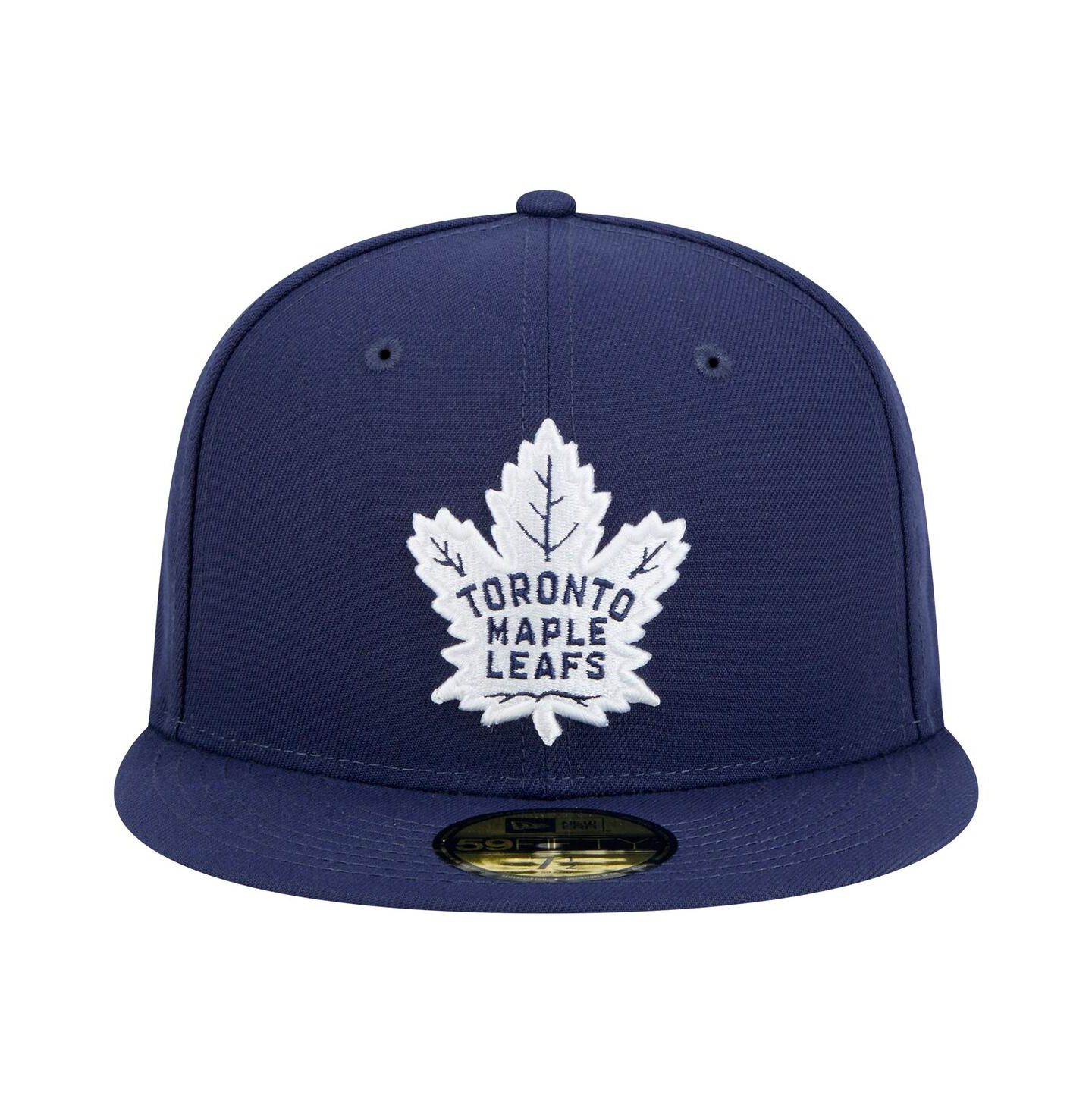 Мужская кепка New Era Navy Toronto Maple Leaf's Core 59FIFTY Fitted Hat — фото 2