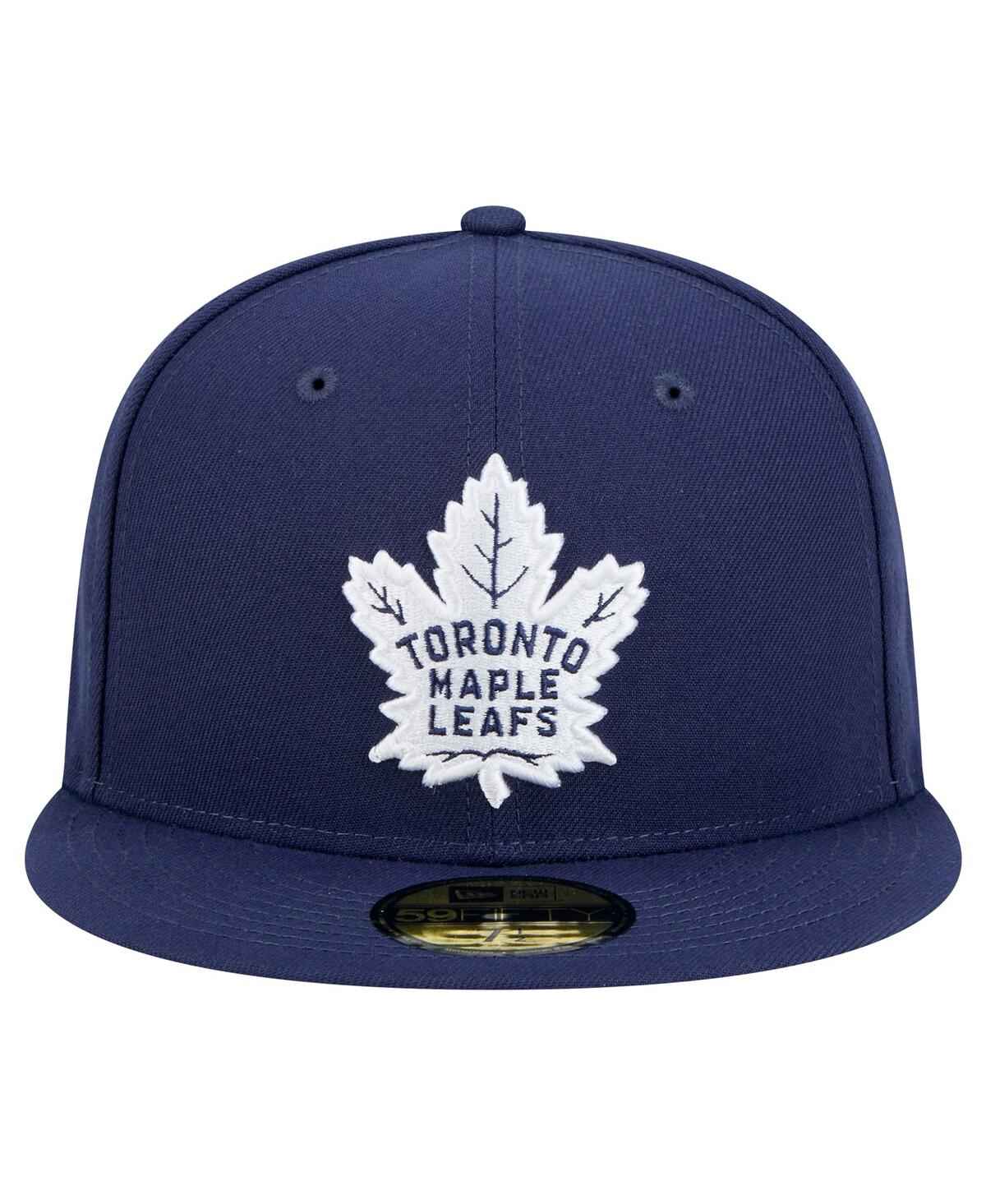 New Era Men's Navy Toronto Maple Leaf's Core 59FIFTY Fitted Hat