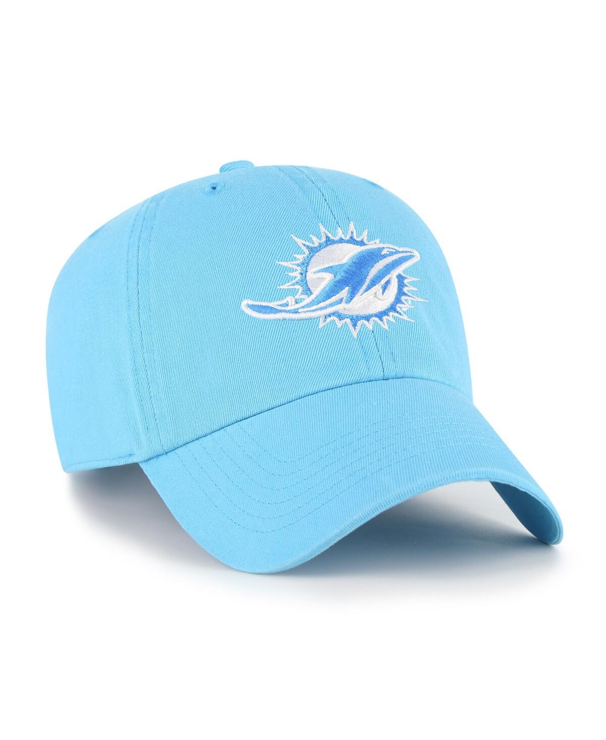 47 Brand Women's Blue Miami Dolphins Bright Side Clean Up Adjustable Hat