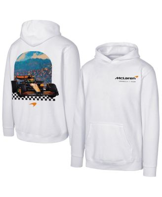 Outerstuff - Men's White F1 Team Retro Pullover Hoodie