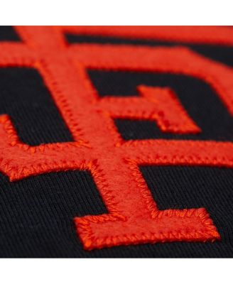 Men's Willie Mays Black San Francisco Giants Legends Collection Vintage Logo T-Shirt