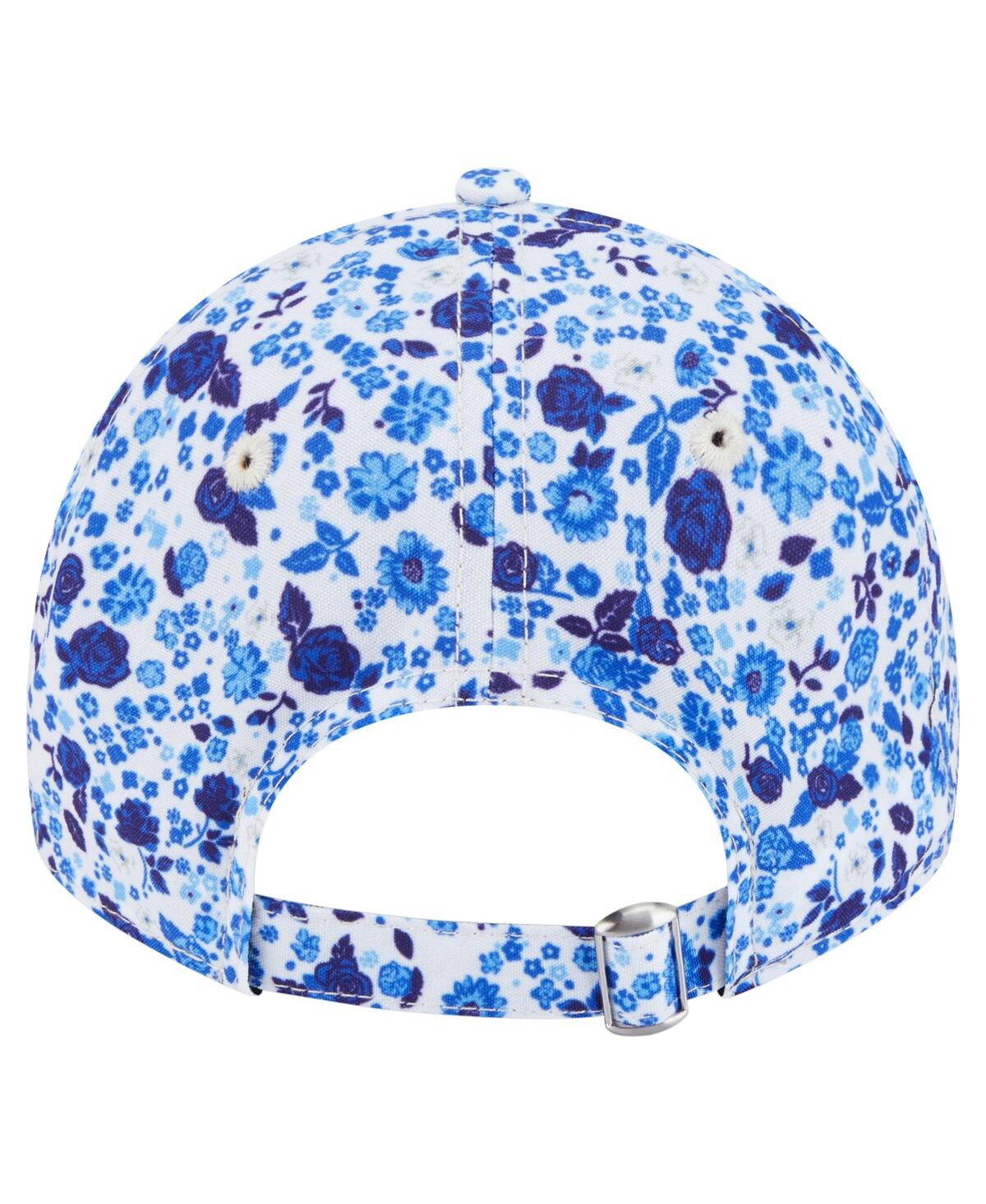 New Era Women's White North Carolina Tar Heels Blooming 9twenty Adjustable Hat