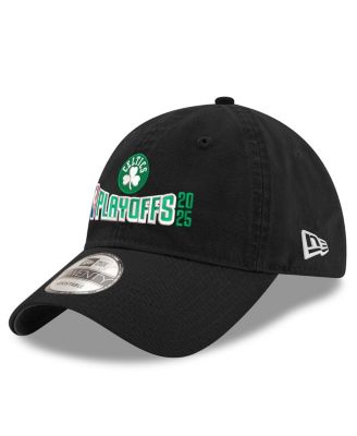 New Era - Men's Black Boston Celtics 2025 NBA Playoffs 9TWENTY Adjustable Hat