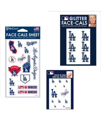 Wincraft - Los Angeles Dodgers 4" x 7" Waterless Tattoos Set