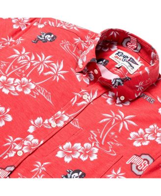 Men's Scarlet Ohio State Buckeyes Classic Button-Up Shirt