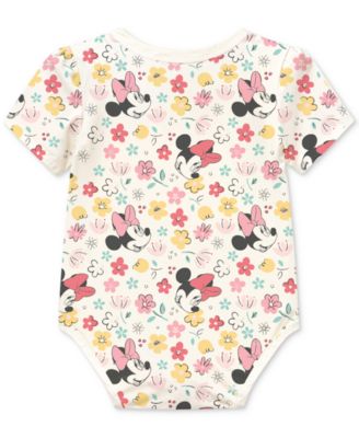 Baby Girls 3-Pc. Minnie Mouse Bodysuits & Joggers Set