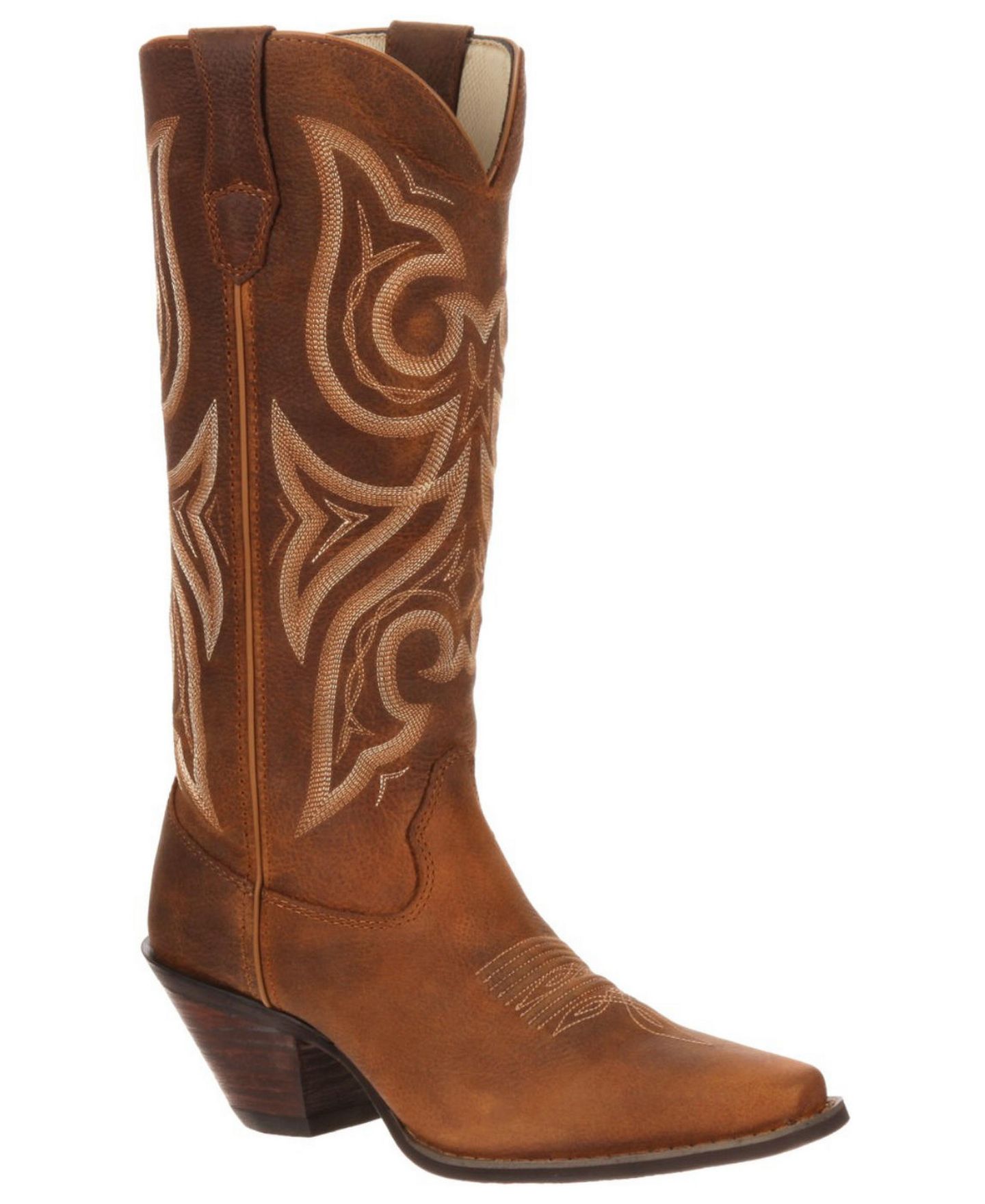 Женские ботинки Durango Crush by Tan Jealousy Western Boot, цвет: Коньячный — фото 1