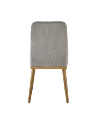  Set of 2  Wood & Upholstered  Ergonomic Design, Easy to Assemble  Dining Chairs