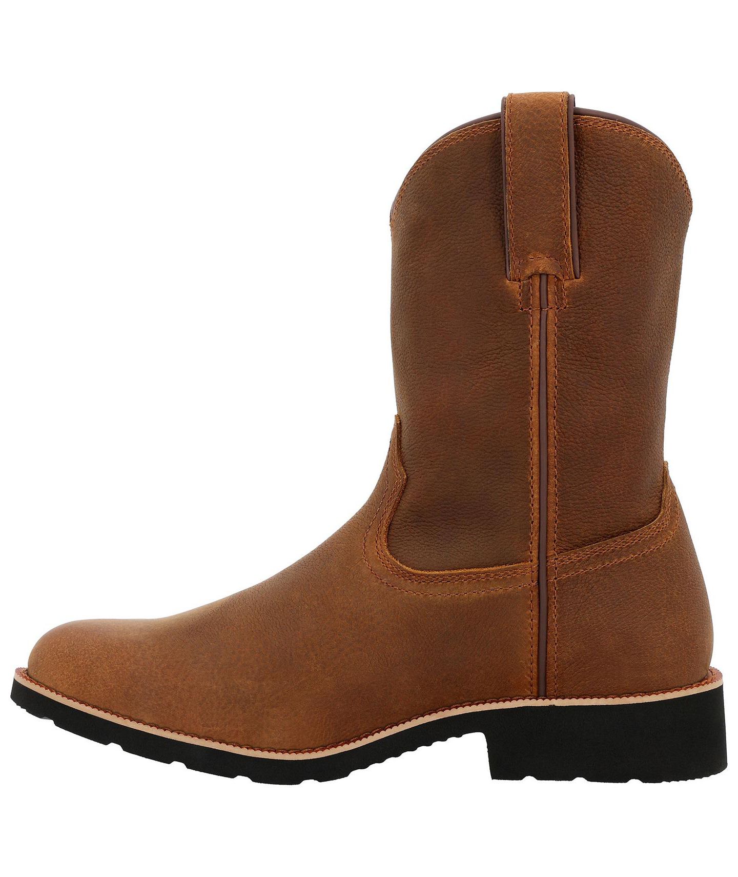 Мужские ботинки ROCKY Monocrepe Unlined Pull-On Western Boot, цвет: Коричневый — фото 5