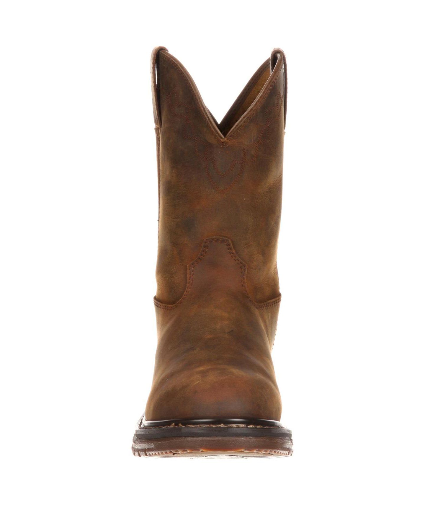 Мужские ботинки ROCKY Original Ride Roper Western Boot, цвет: Коричневый — фото 3