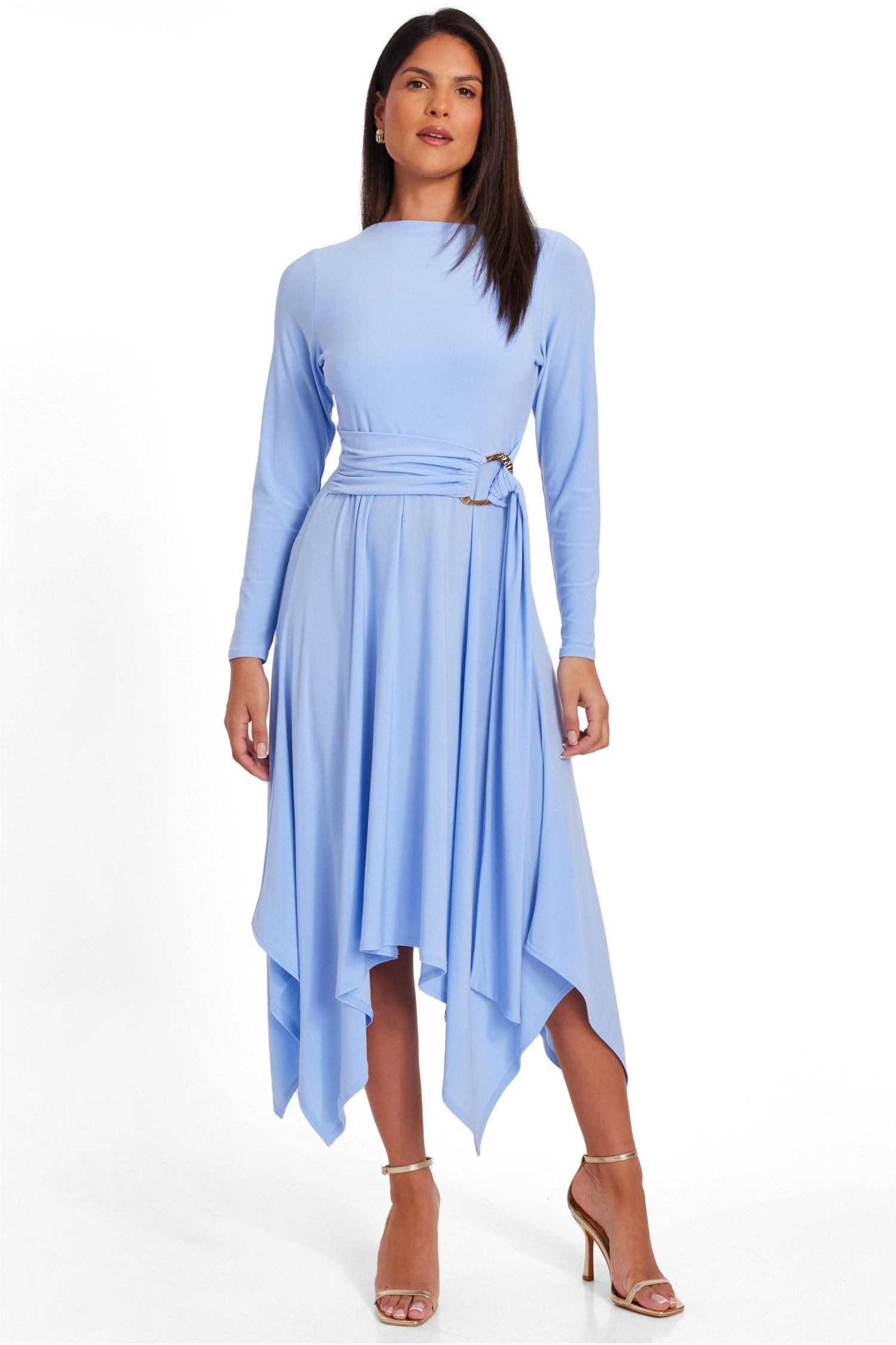 Women's Soft Touch Maxi Dress with Hanky Hem