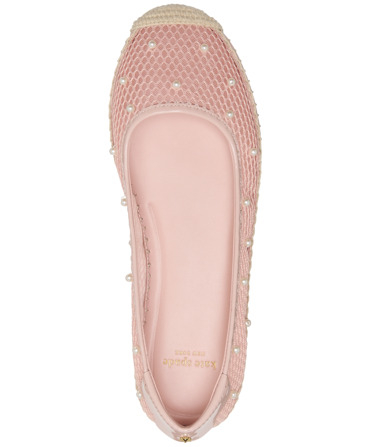Kate Spade Women's Pearl Fishnet Espadrille Flats
