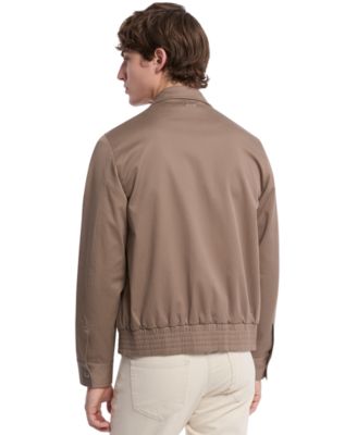 Men's Lightweight Long Sleeve Zip-Front Harrington Jacket