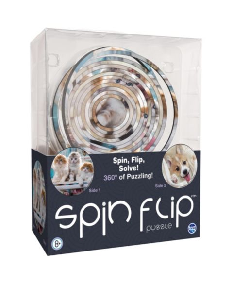 Пазл-головоломка Spinflip Spin Flip «Щенки и котята», 2 л, от 8 лет