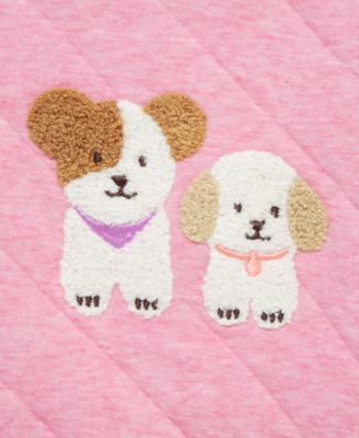 Baby Girls Cute Pups Sweatshirt & Pants, 2 Piece Set