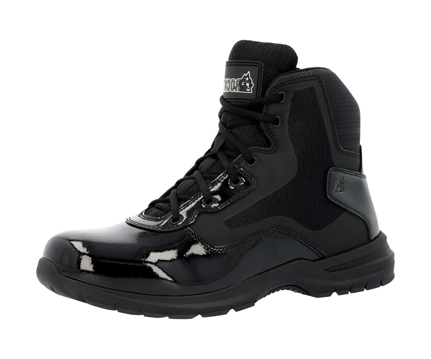 Мужские служебные ботинки Rocky Cadet 6" на боковой молнии, Black, цвет: Чёрный — фото 11