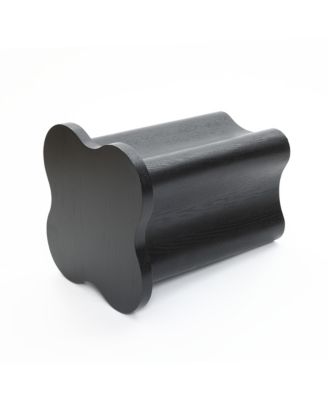 1 PC MDF Wood Modern Cloverleaf  Side Table