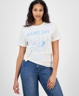 Grayson Threads, The Label - Juniors' Snoopy Game Day T-Shirt