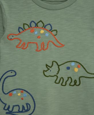 Baby Boys Dino T-Shirts & Jogger Pants, 3 Piece Set