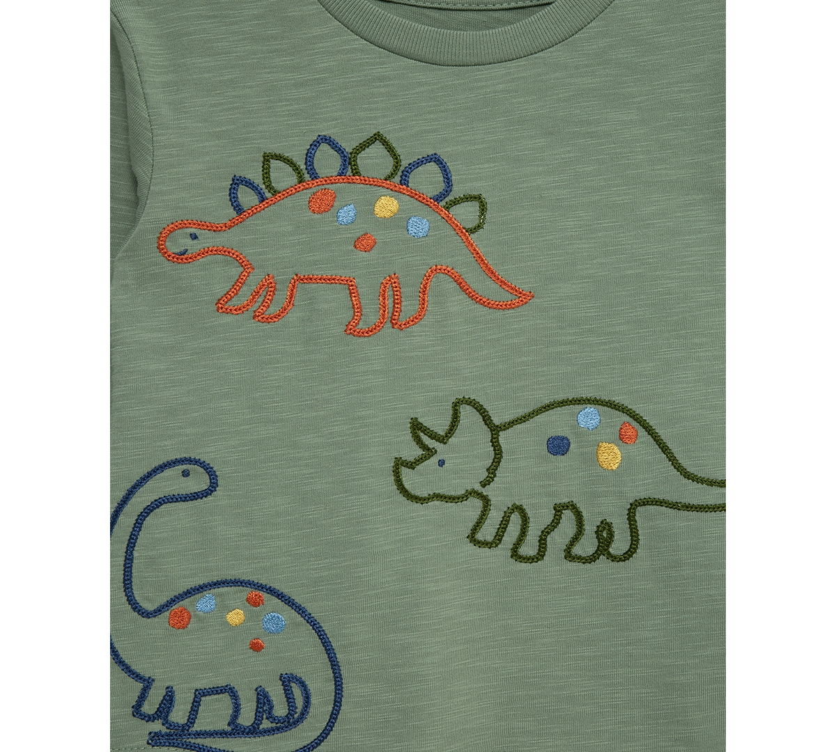 Little Me Baby Boys Dino T-shirts & Jogger Pants, 3 Piece Set In Multi